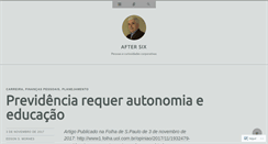 Desktop Screenshot of aftersix.com.br